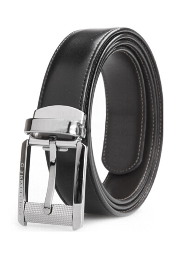 Thắt lưng Montblanc Contemporary Ruthenium Black/Brown Leather Belt 38163