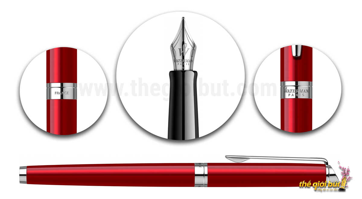 Bút máy Waterman Hemisphere Essential Rouge Fountain Pen