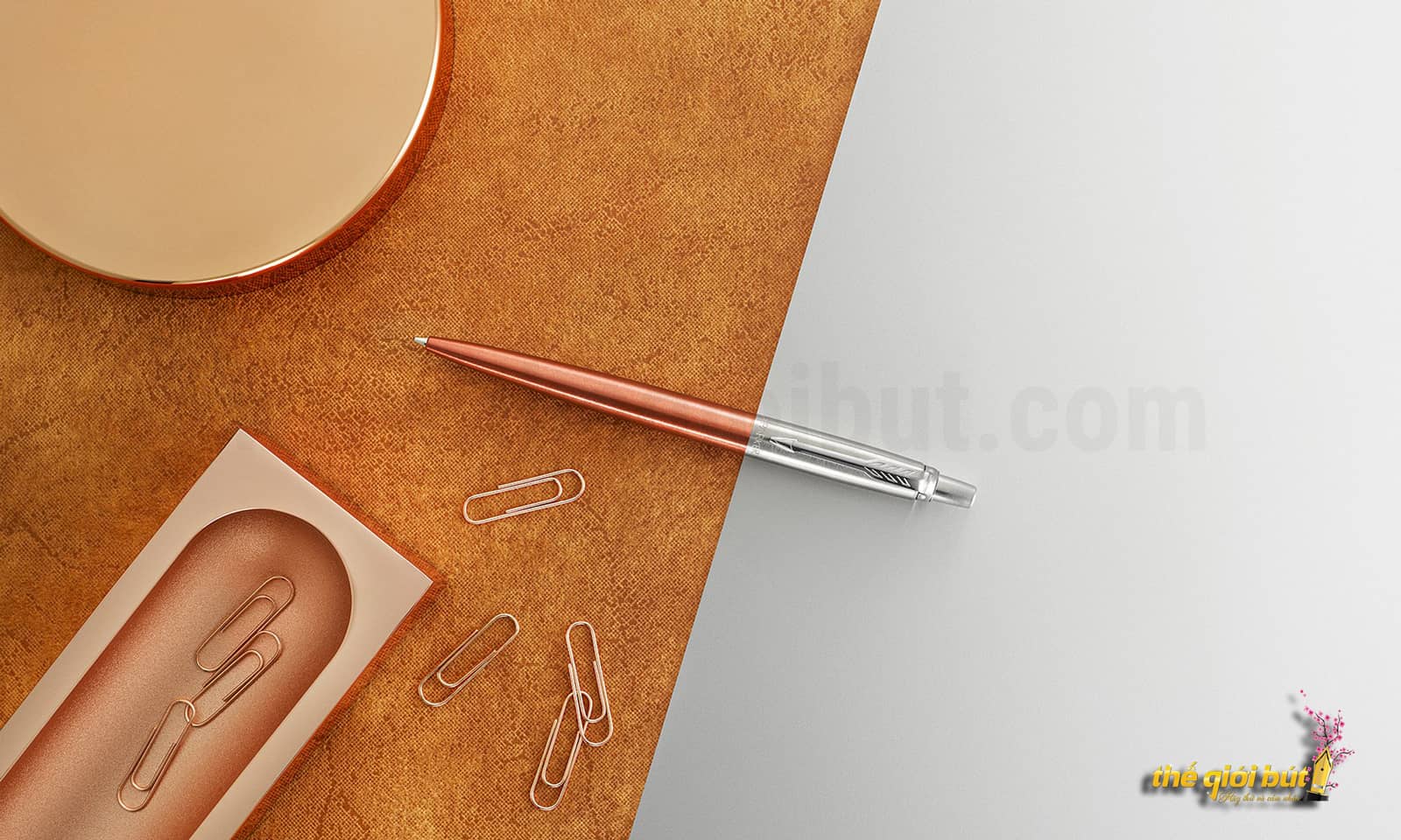 Bút bi Parker Jotter 2017 Chelsea Orange Ballpoint Pen Thế Giới Bút