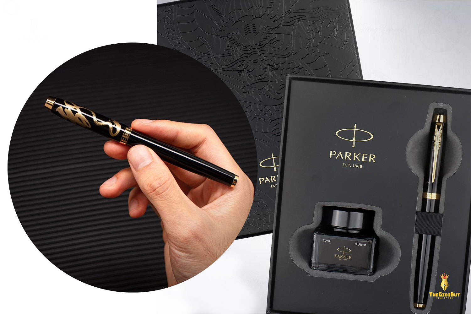 Bút máy Parker IM Years Of Dragon Black Fountain Pen