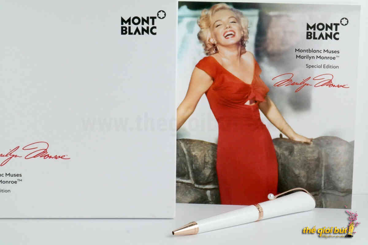 Bút bi Montblanc Muses Marilyn Monroe Pearl Ballpoint Pen 117886