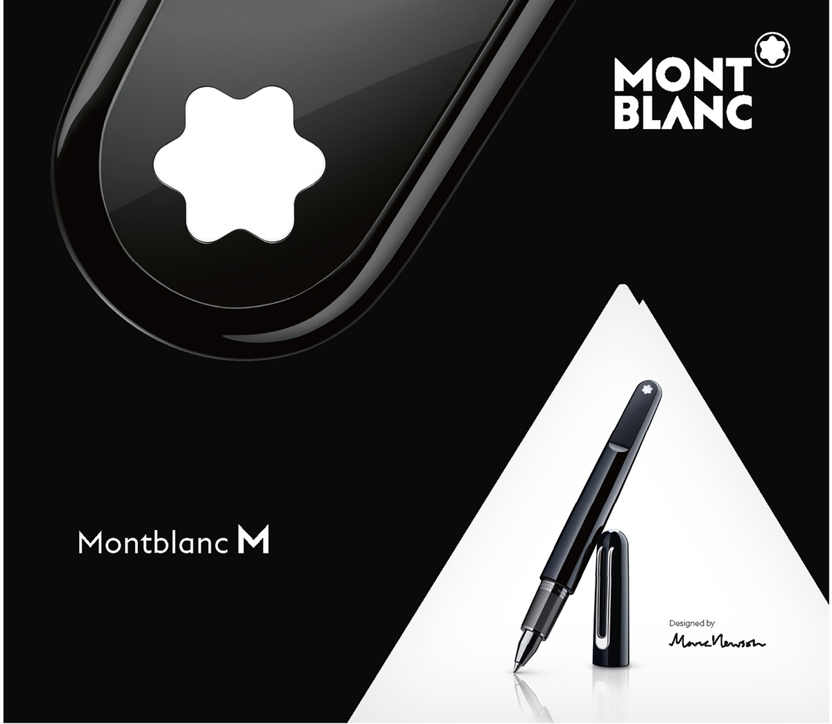 Bút dạ kim Montblanc M Red Signature Fineliner 113623