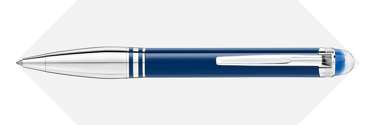 Bút bi Montblanc Starwalker Blue Planet Doue Ballpoint Pen MB125282