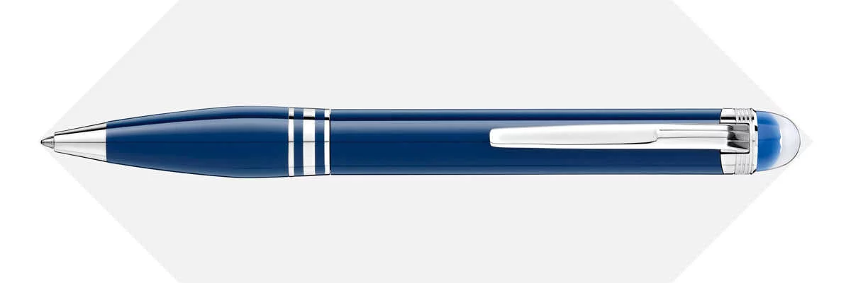 B t bi Montblanc Starwalker Blue Planet Precious Resin Ballpoint Pen