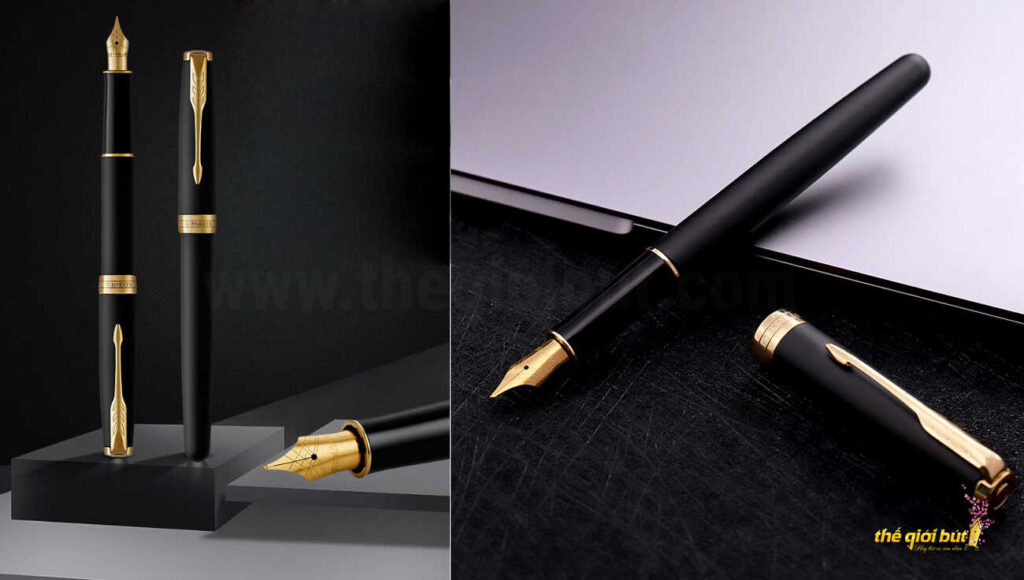 Bút máy Parker Sonnet Matte Black GT Fountain Pen