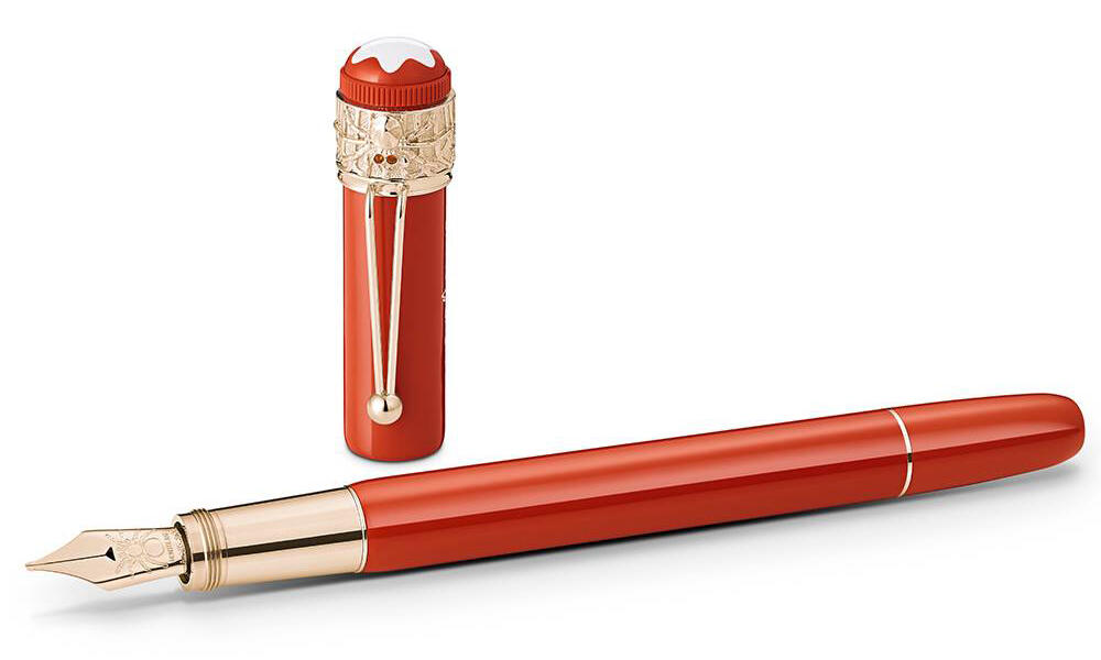 Bút máy Montblanc Heritage Rouge et Noir Spider Metamorphosis SE Coral Fountain Pen