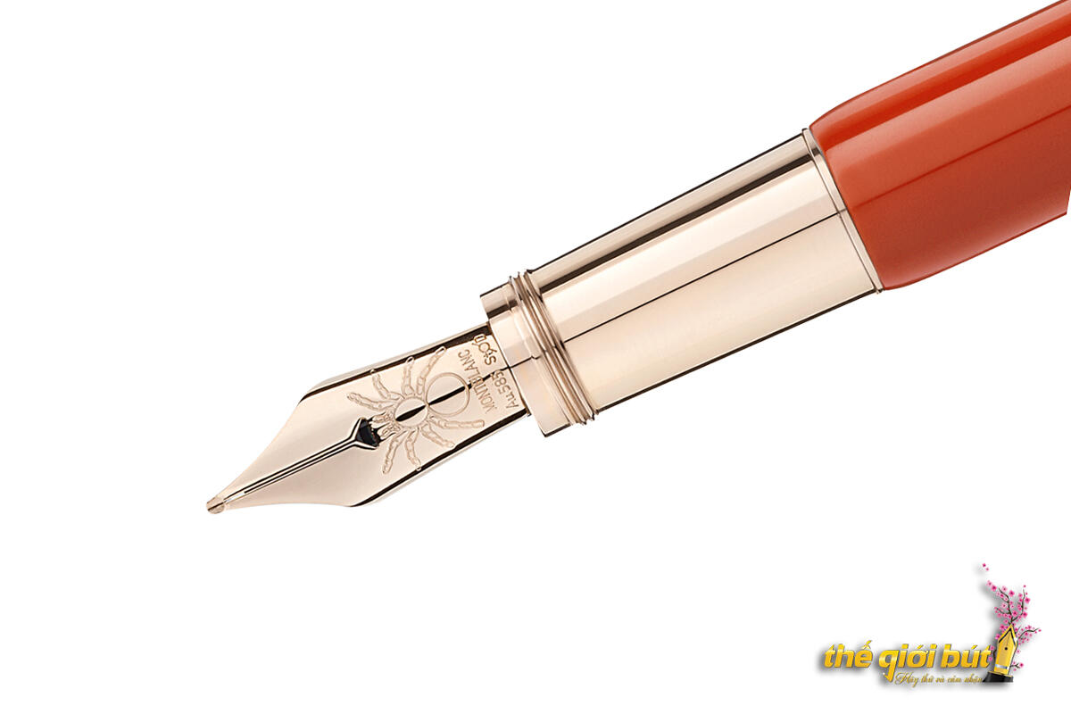 Bút máy Montblanc Heritage Rouge et Noir Spider Metamorphosis SE Coral Fountain Pen