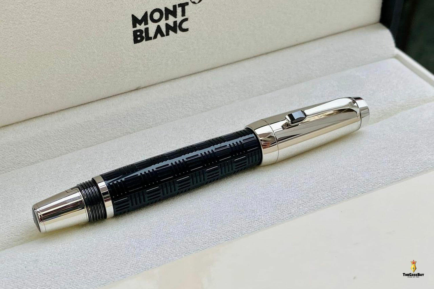 Bút máy Montblanc Boheme Doue Platinum Plated Fountain Pen MB8585