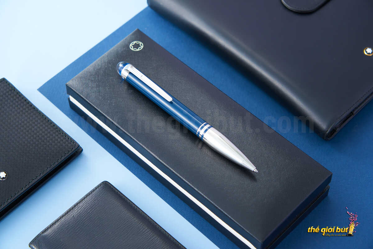 Bút bi Montblanc Starwalker Blue Planet Doue Ballpoint Pen