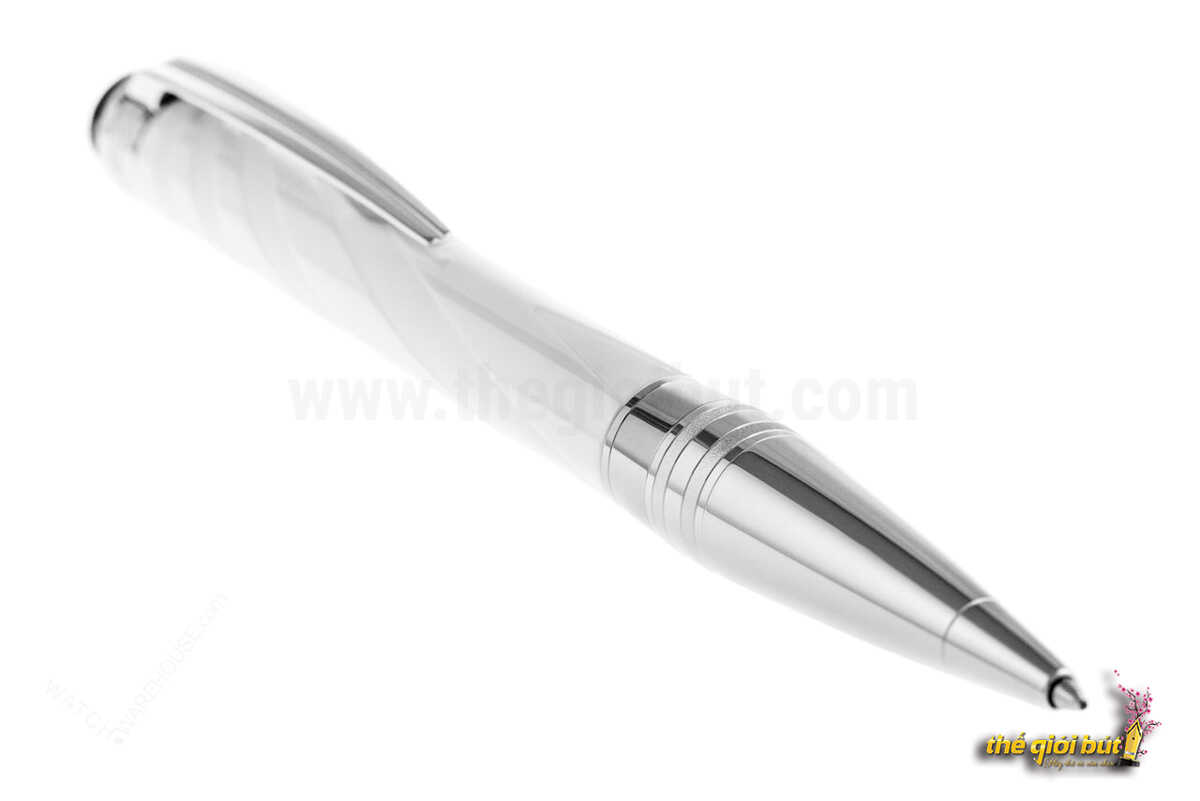 Bút bi Montblanc StarWalker Ceramics Doué White Ballpoint Pen