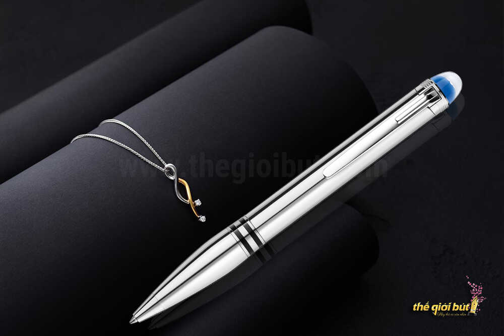 Bút bi Montblanc Starwalker Metal Ballpoint Pen MB118877