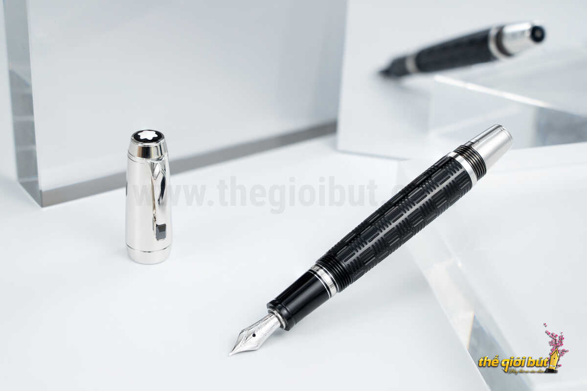 Bút máy Montblanc Boheme Doue Platinum Plated Fountain Pen