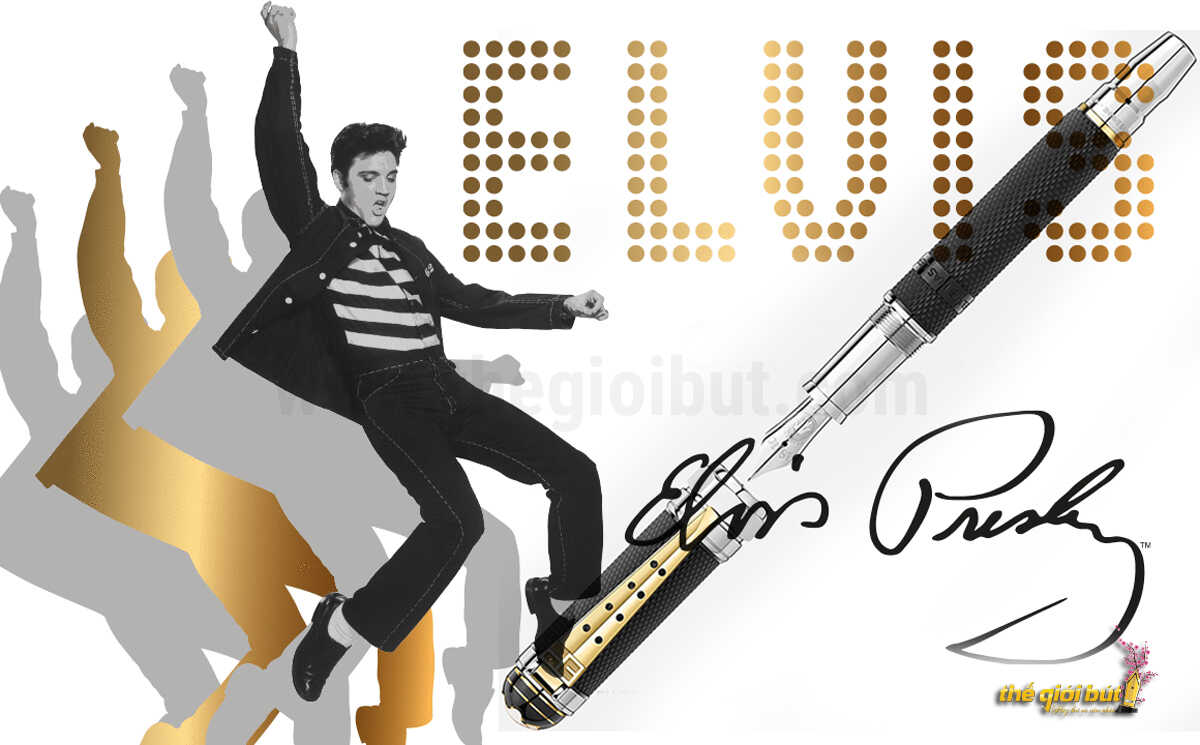 Bút dạ bi Montblanc Great Characters Elvis Presley Rollerball 125505