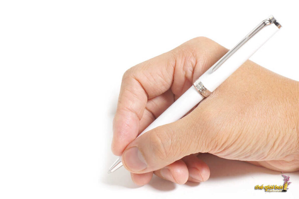 Bút bi Montblanc Pix White Ballpoint Pen MB114806