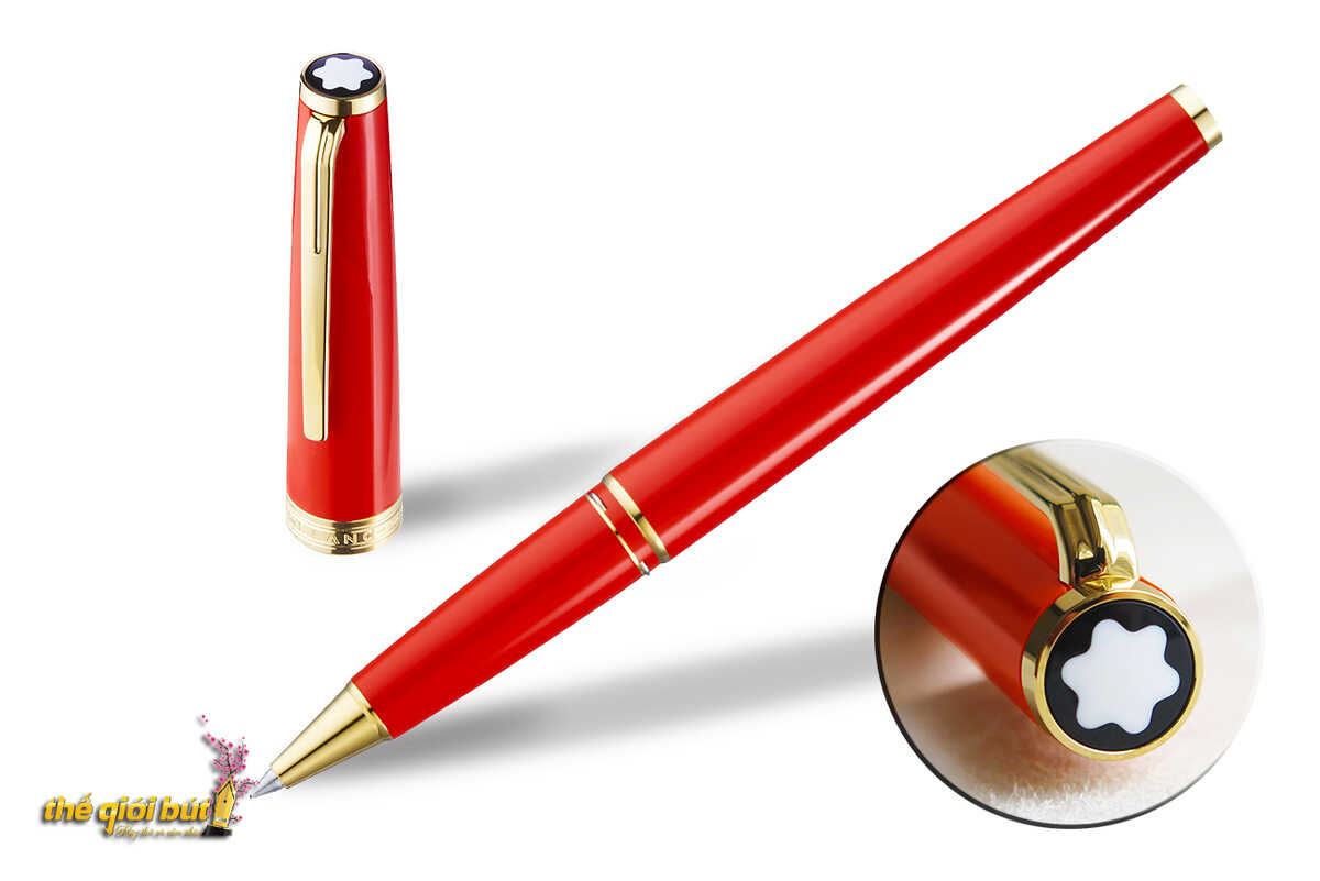 Bút dạ bi Montblanc Pix Red GT Rollerball Pen MB117654