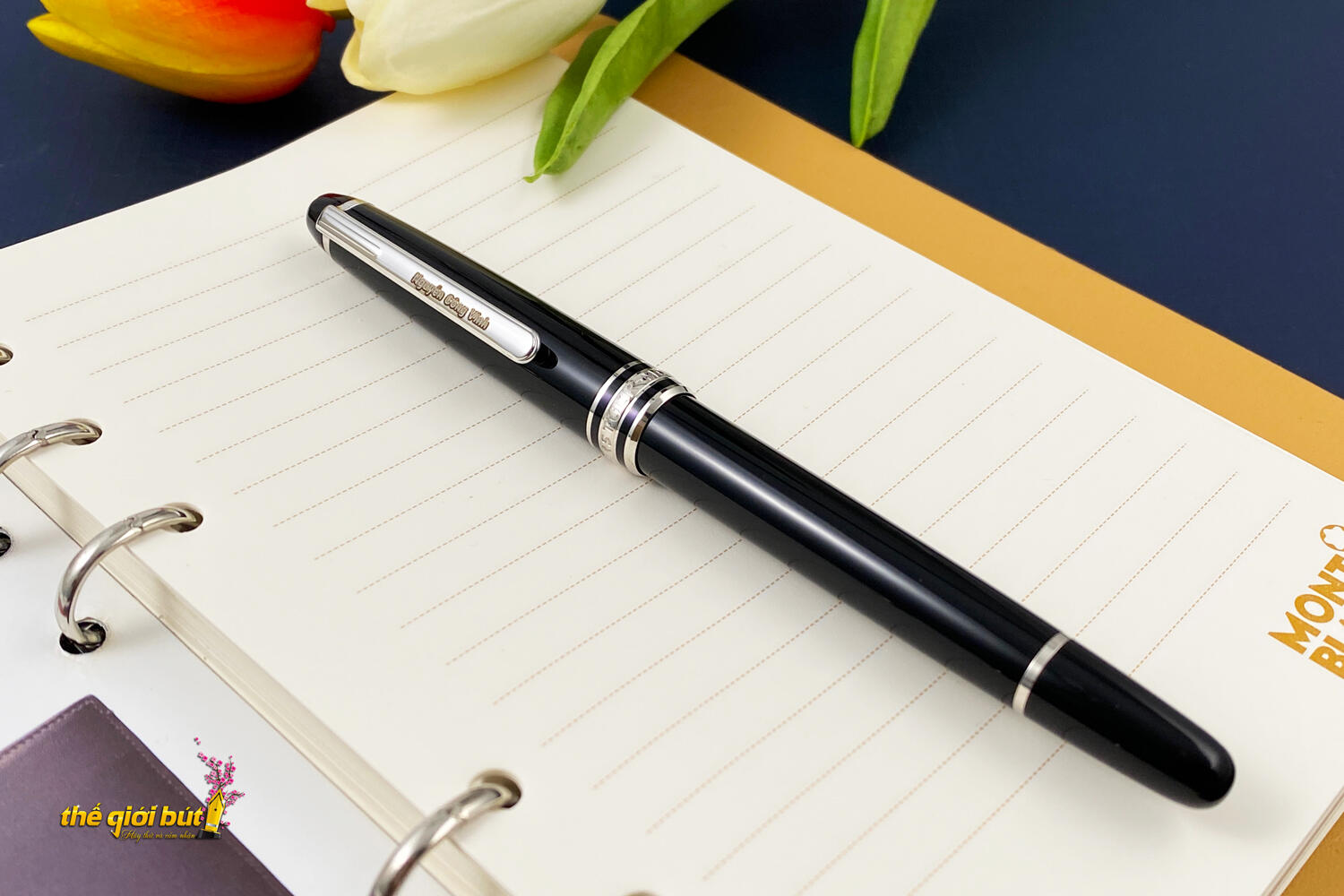 Montblanc Meisterstuck Platinum Line Classique Rollerball Pen Quà tặng đẳng cấp cho doanh nhân