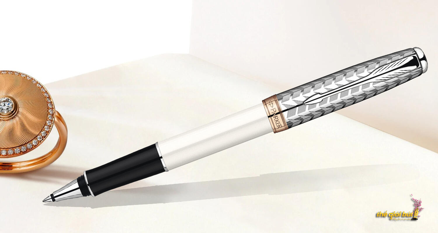 Bút dạ bi Parker Sonnet Metal & Pearl GT Rollerball S0947330