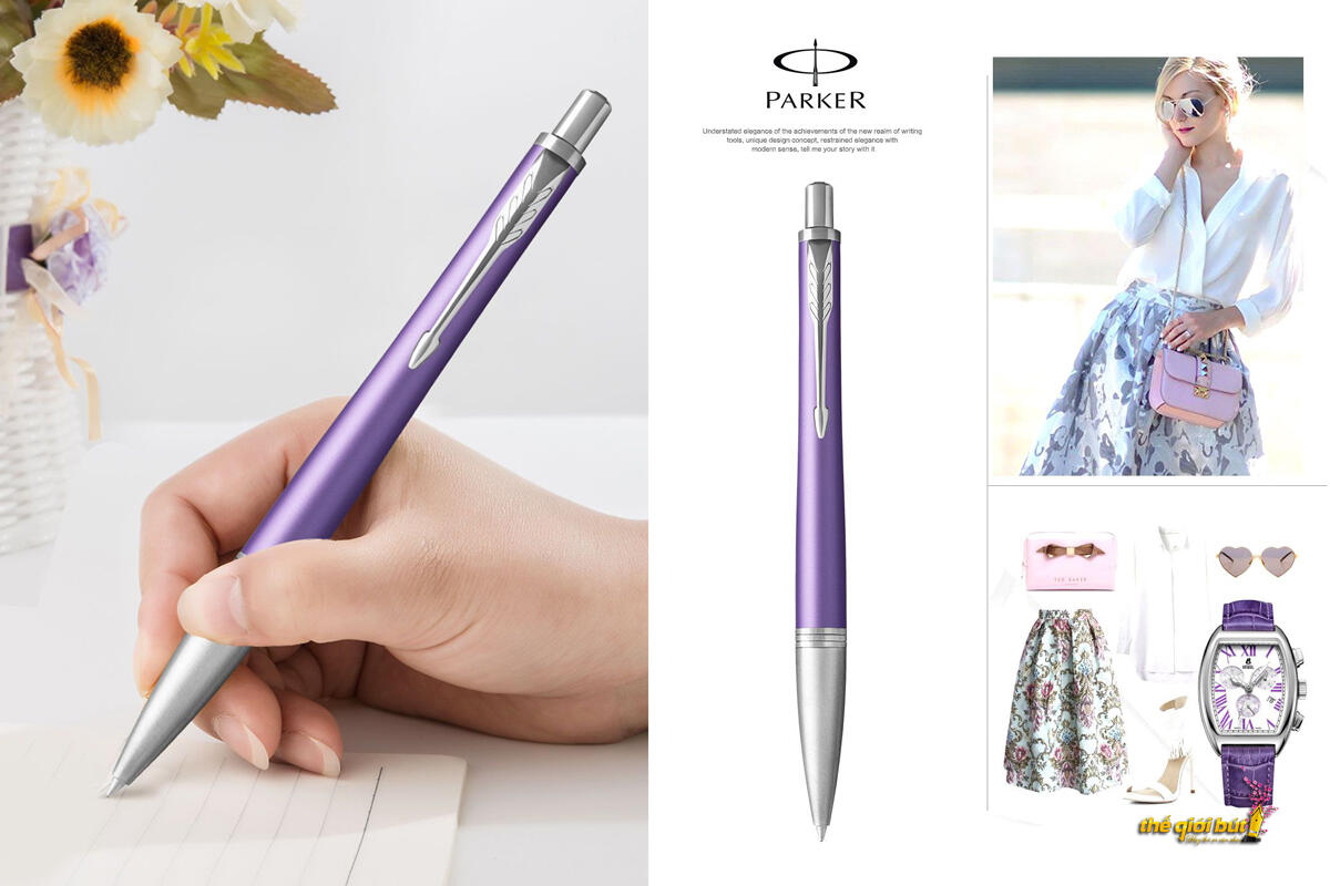 Bút bi Parker Urban Premium 2017 Violet CT Ballpoint Pen 1931623