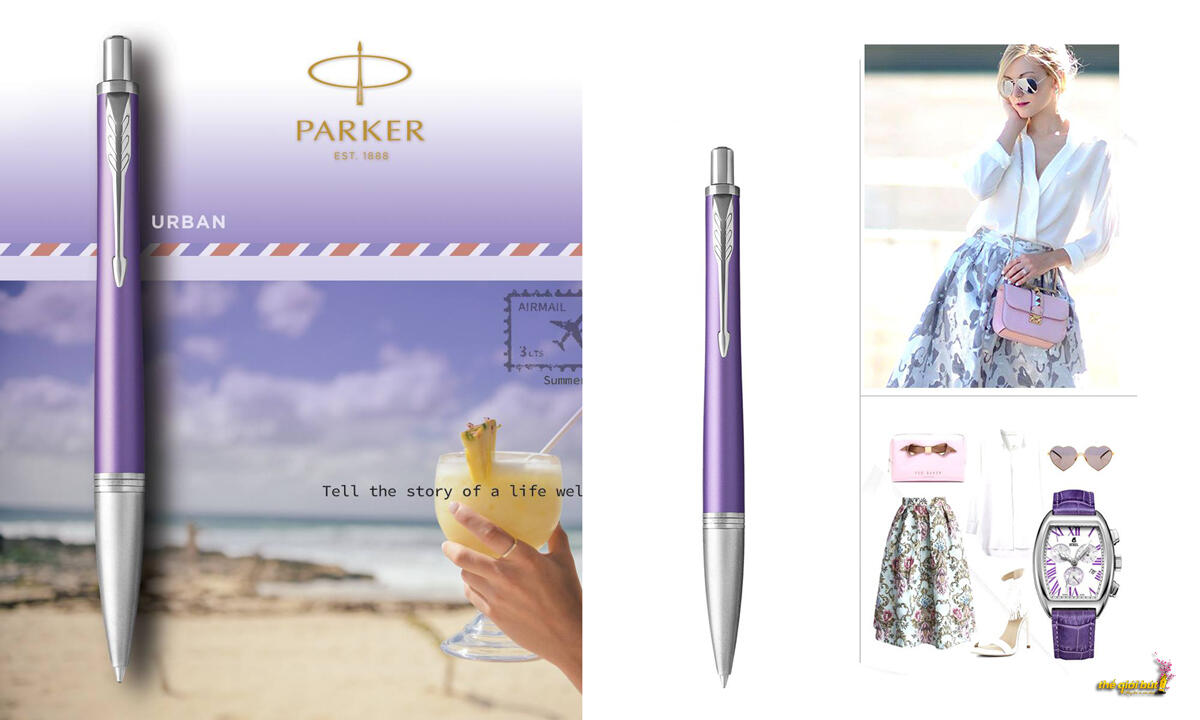 Bút bi Parker Urban Premium 2017 Violet CT Ballpoint Pen 1931623