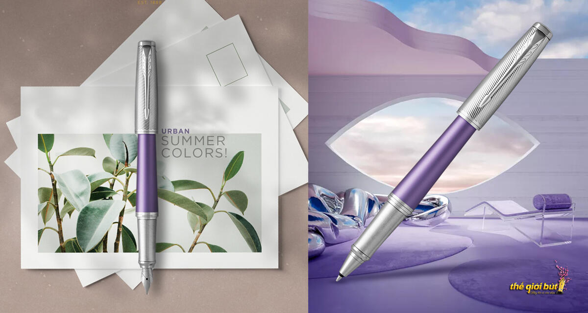 Bút dạ bi Parker Urban Premium 2017 Violet CT Rollerball 1931622