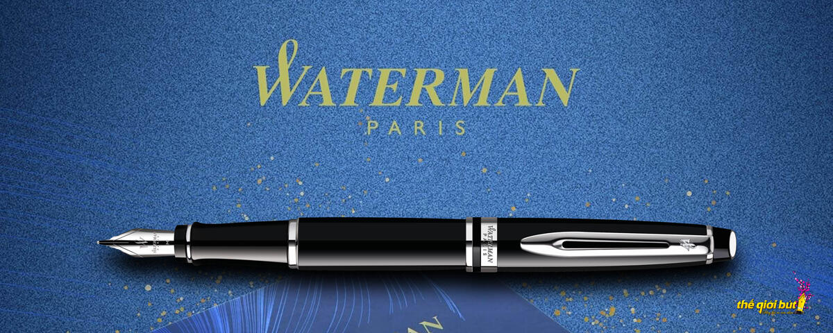 Bút máy Waterman Expert Black CT Fountain Pen S0951760