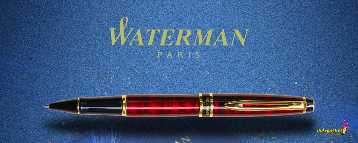 Bút dạ bi Waterman Expert Oriental Red Rollerball S140224