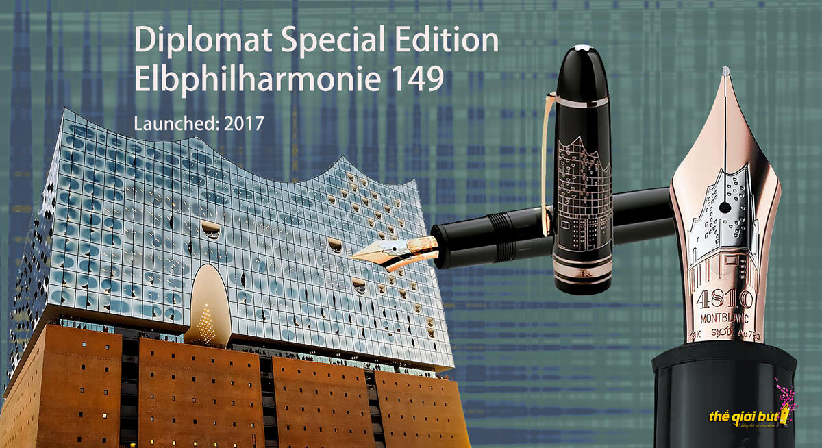 Bút máy Montblanc Meisterstuck 149 Elbphilharmonie Fountain Pen