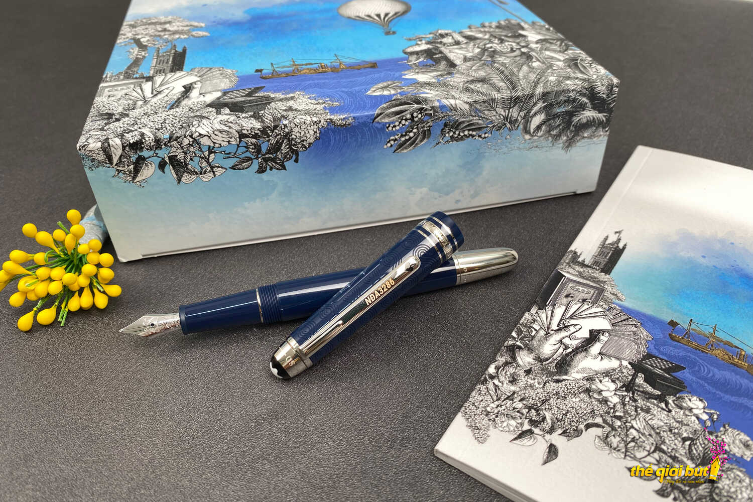 Bút máy Montblanc Meisterstuck Around The World Fountain Pen 126344