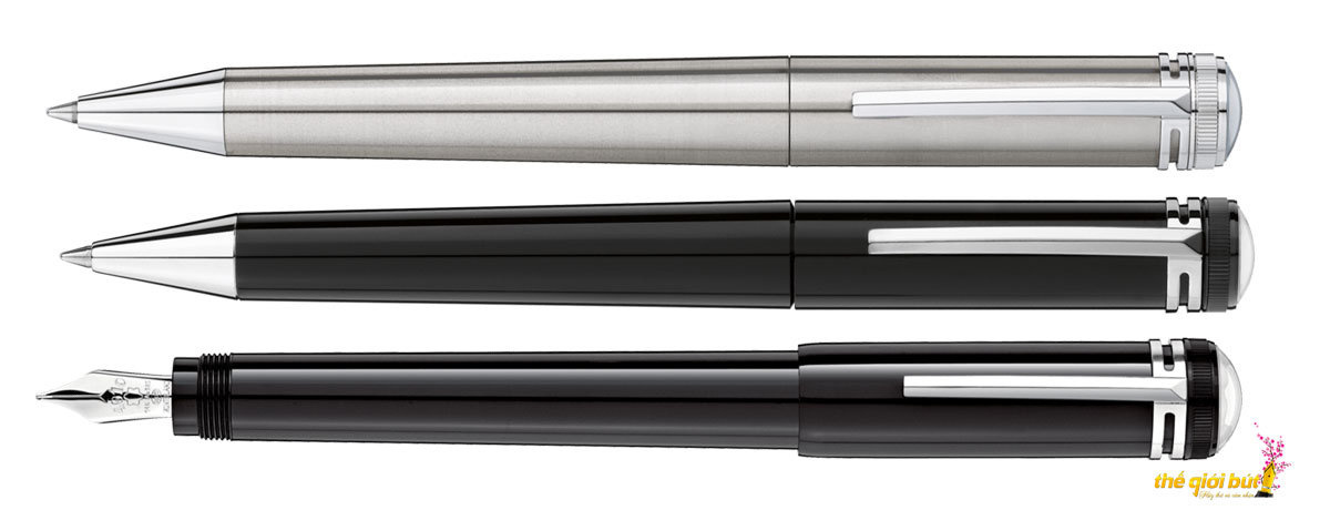 Bút máy Montblanc Heritage 1921 Black Resin Fountain Pen 109049