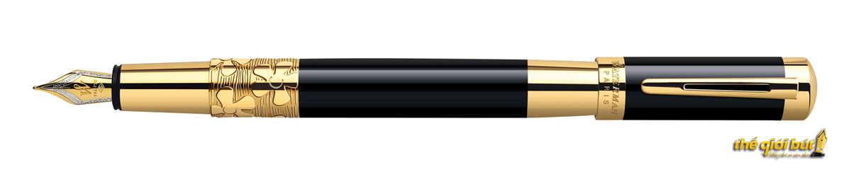 Bút máy Waterman Elegance Black GT Fountain Pen S0898610