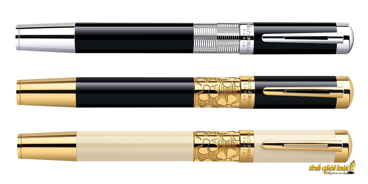 Bút dạ bi Waterman Elegance Black GT Rollerball S0898650