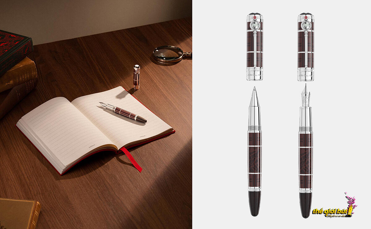 Bút dạ bi Montblanc Sir Arthur Conan Doyle LE 1902 Rollerball MB127635