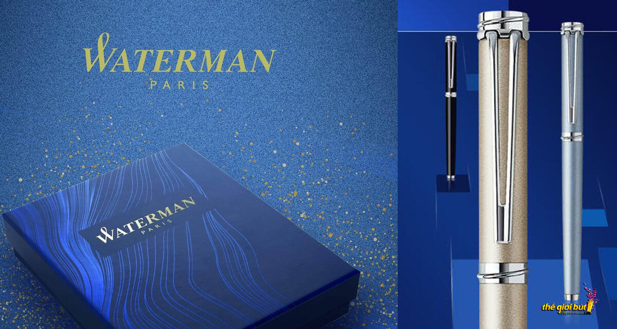 Bút bi Waterman Harmonie Patio Blue CT Ballpoint Pen S0701700