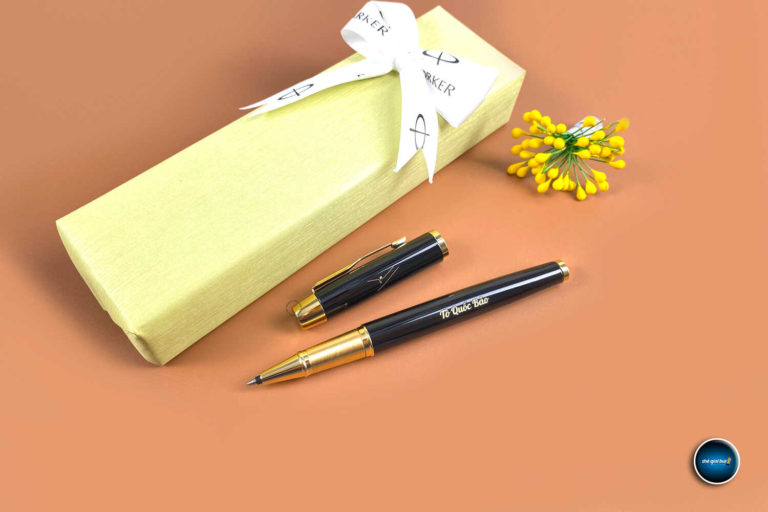 Bút dạ bi Parker IM Black Lacquer GT Rollerball S0856360