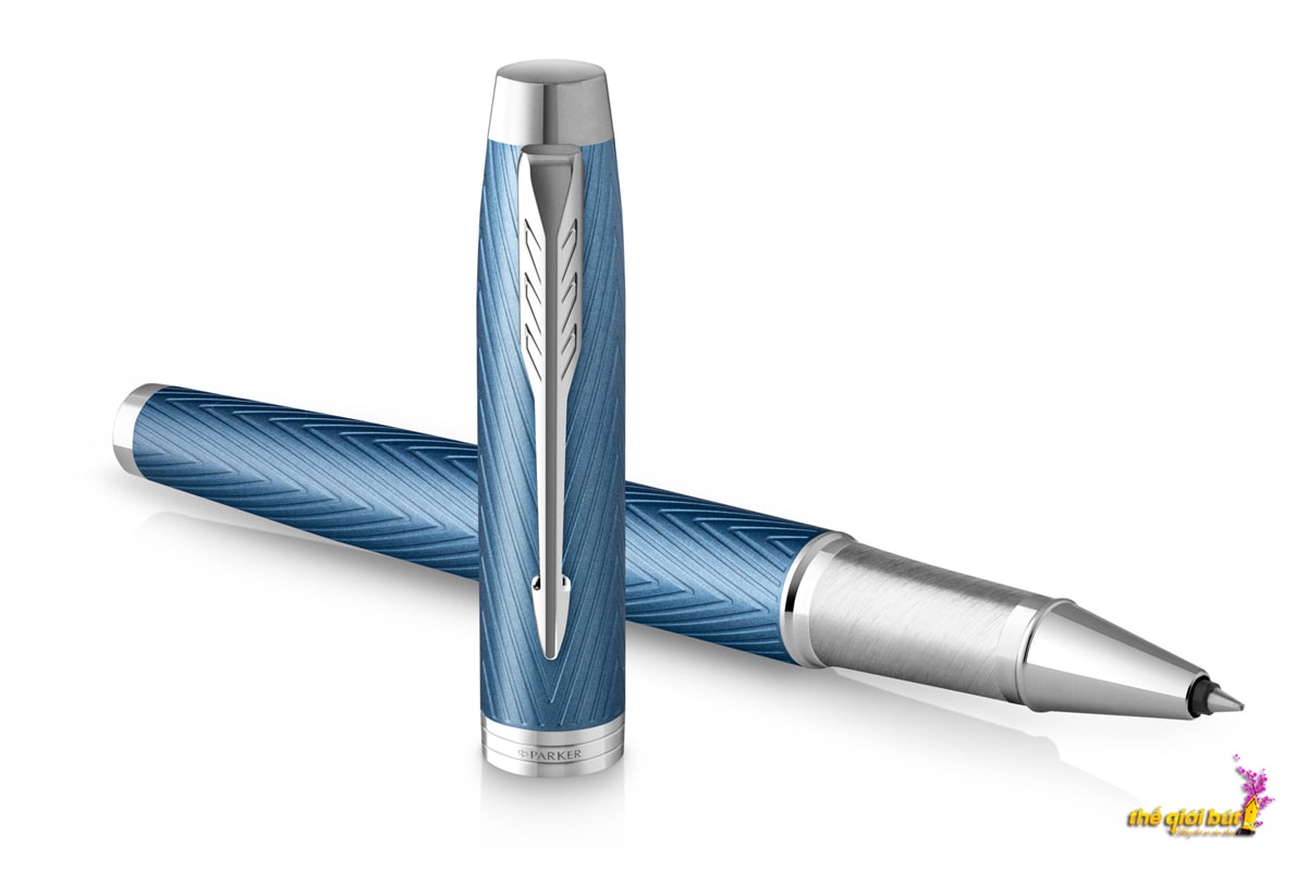Bút dạ bi Parker IM Premium Blue Gray GT Rollerball Pen 2143648