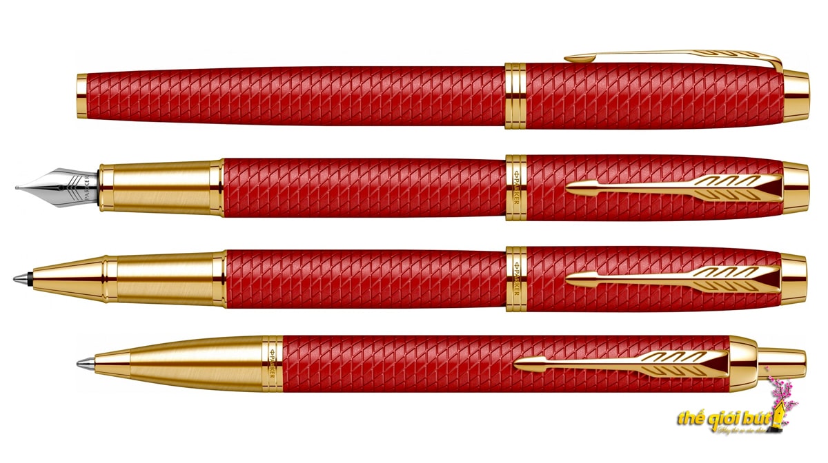 Bút dạ bi Parker IM Premium Red GT Rollerball Pen 2143647