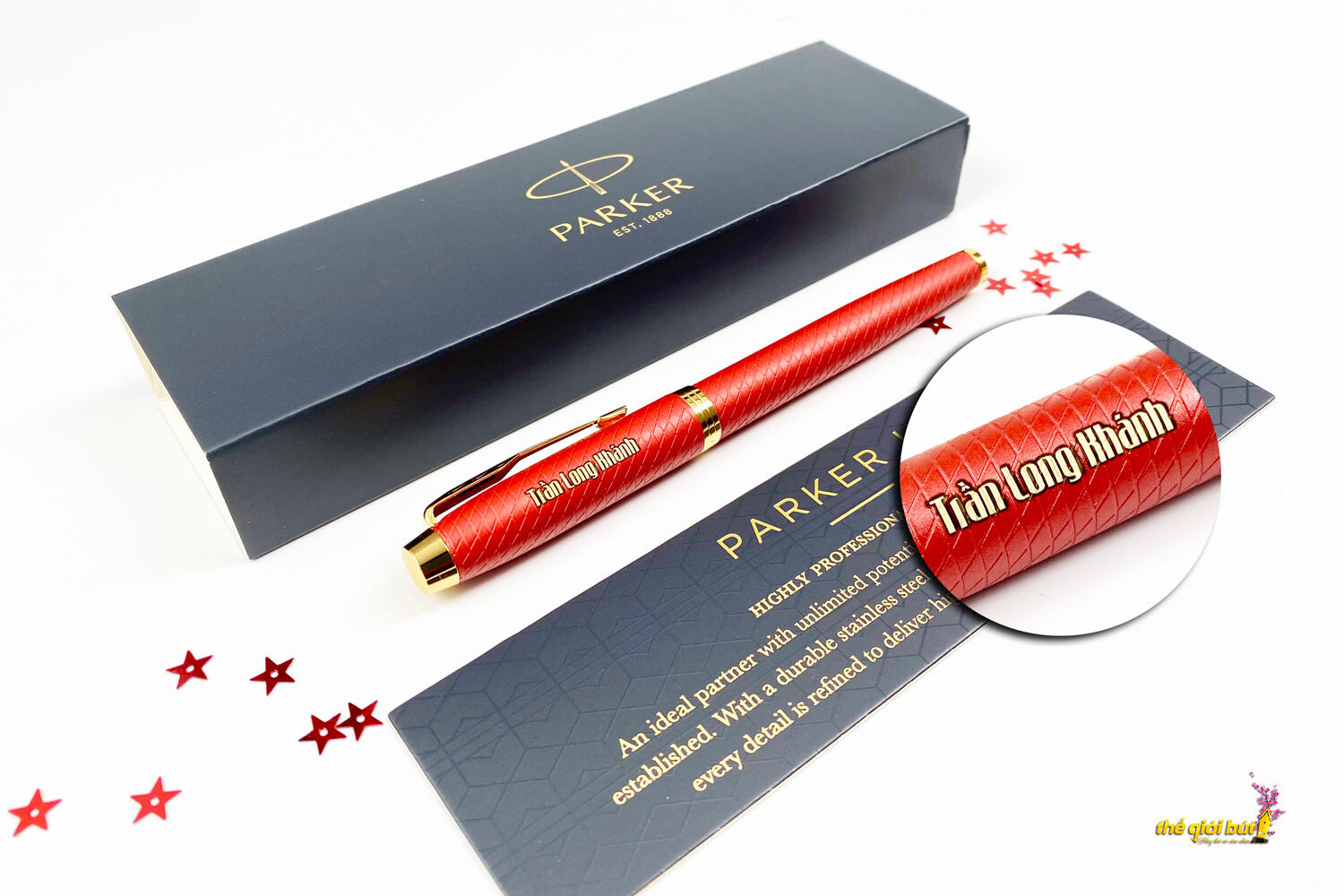 Bút máy Parker IM Premium Red GT Fountain Pen 2143453