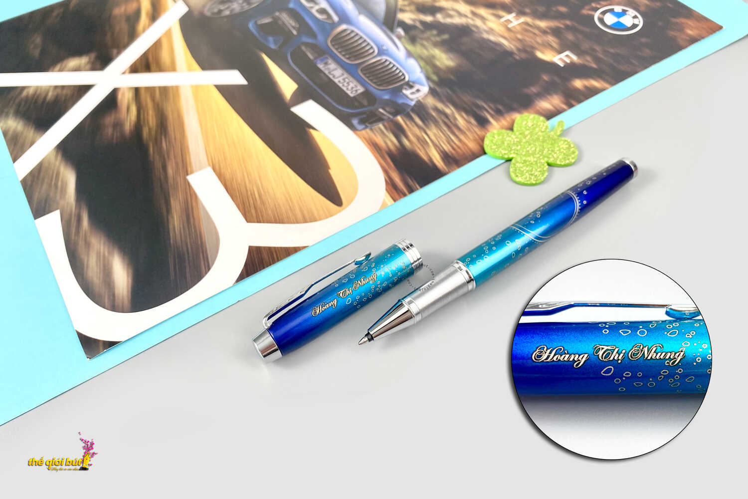Bút dạ bi Parker IM Special Edition Submerge Blue Rollerball Pen 2152860