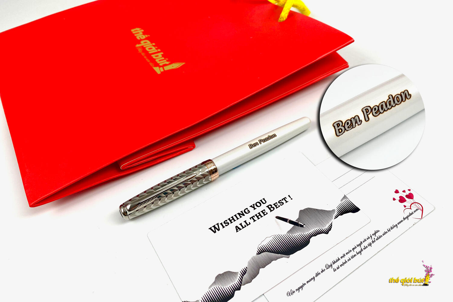 Bút dạ bi Parker Sonnet Metal & Pearl GT Rollerball S0947330