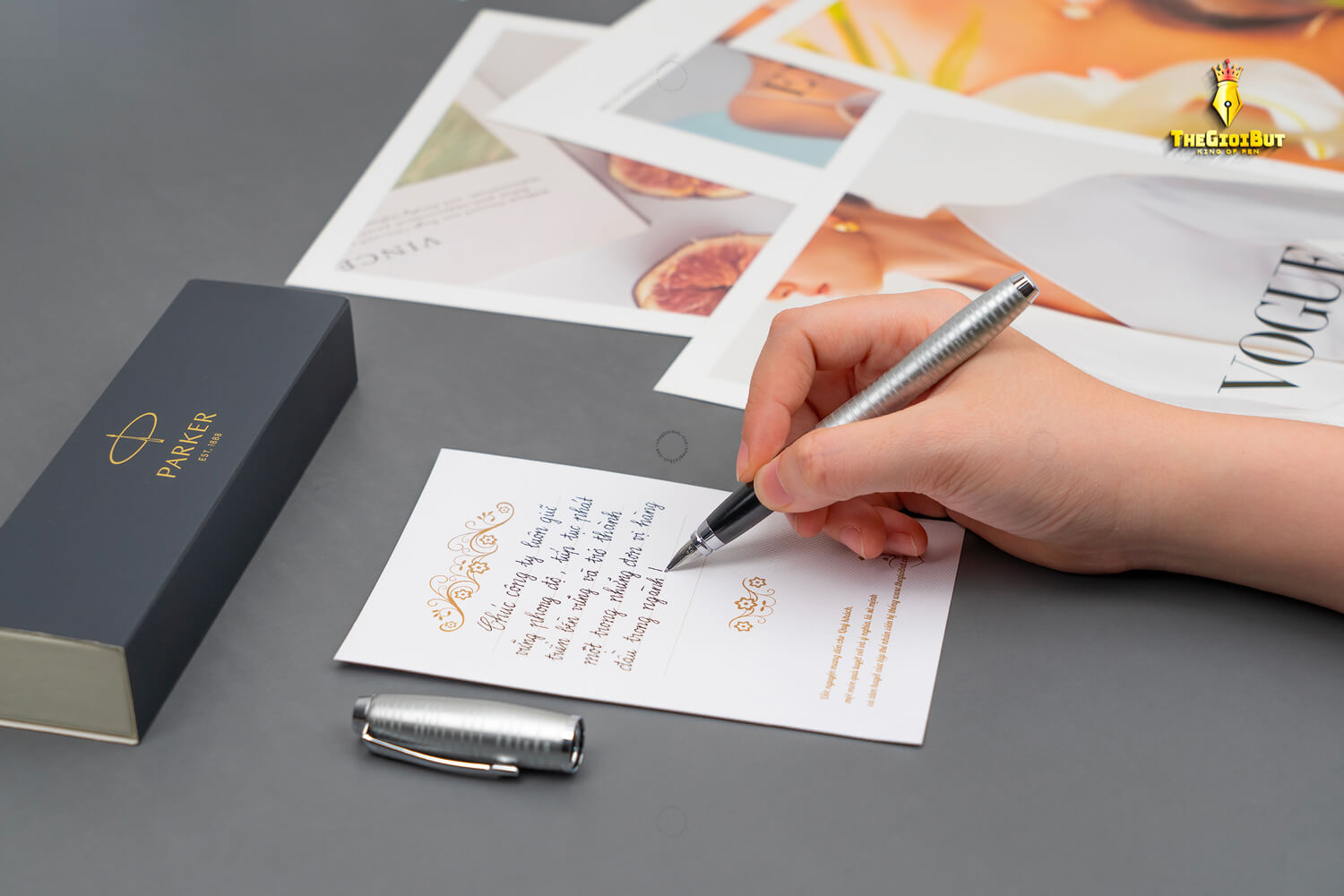 Parker Urban Premium Silver Fountain Pen 1906868 802p 2