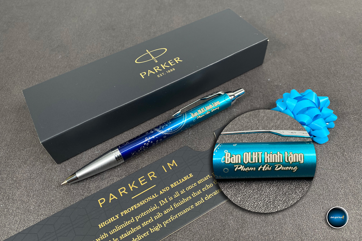 Bút bi Parker IM Special Edition Submerge Blue Ballpoint Pen 2152991