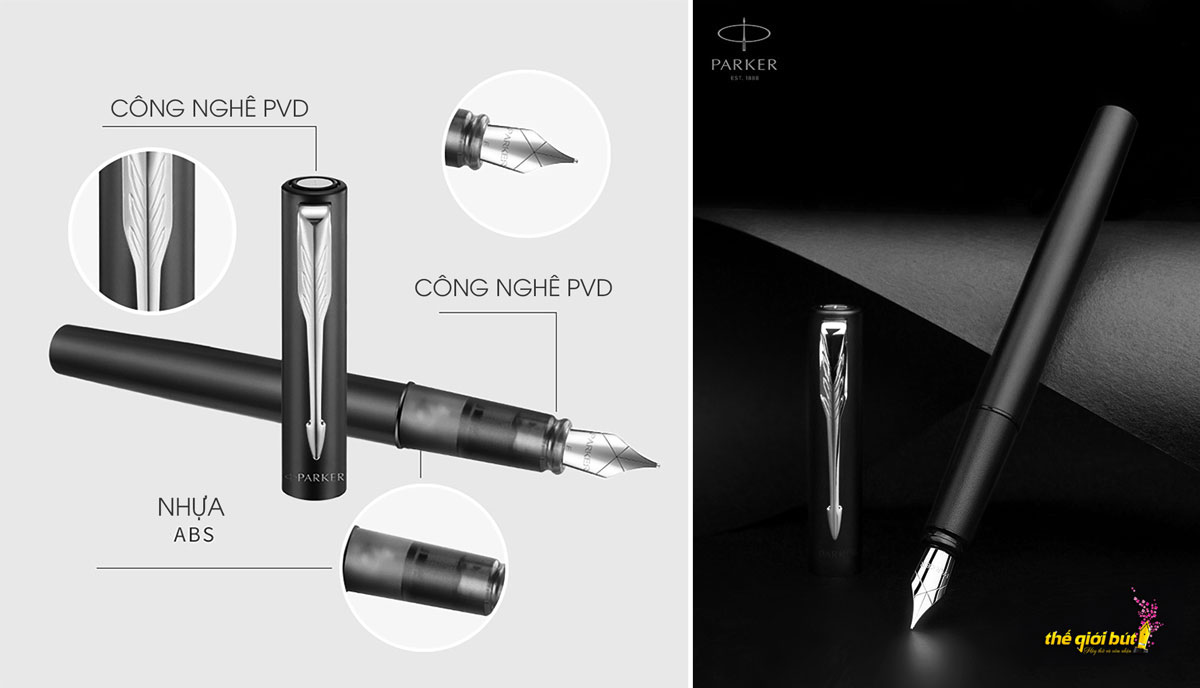 Bút máy Parker Vector XL Matte Black CT Fountain Pen