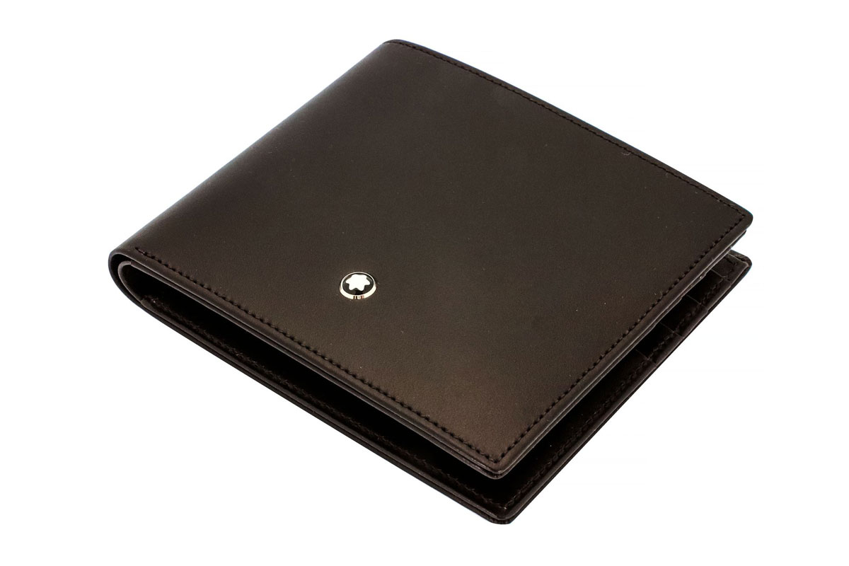 Ví Montblanc Meisterstuck Brown Leather And Viscose Wallet 114549