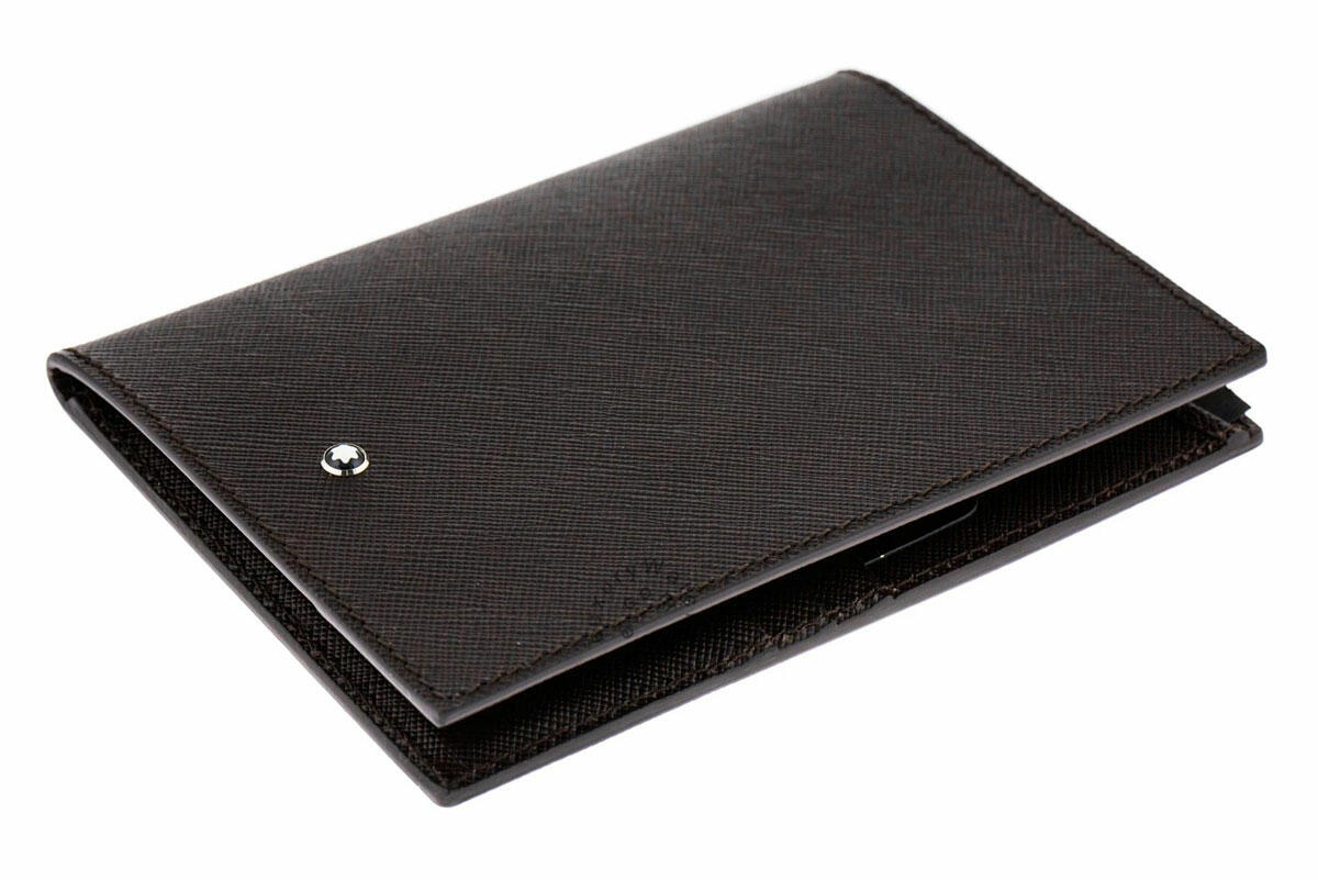 Ví Montblanc Sartorial Passport Holder Italian Tobacco Leather 113233