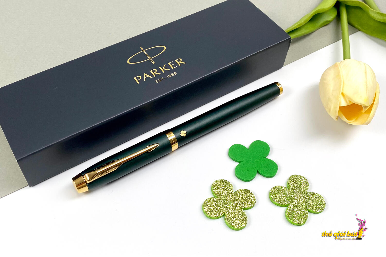 Bút máy Parker IM Achromatic Retrol Green Fountain Pen