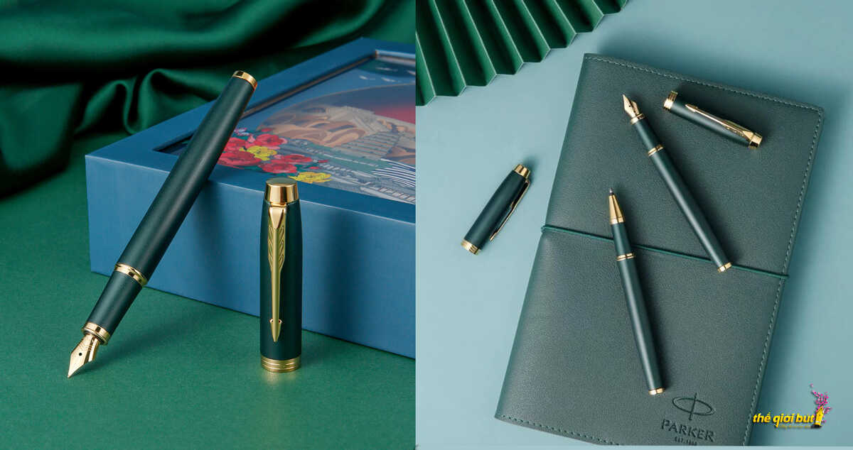 Bút máy Parker IM Achromatic Retrol Green Fountain Pen