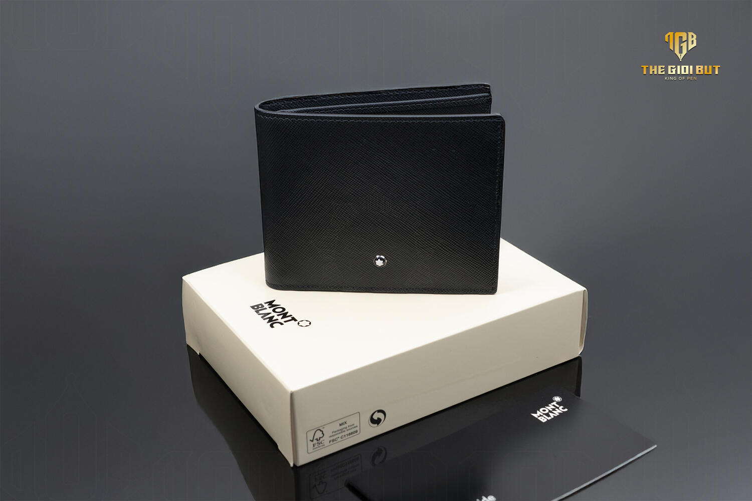 Montblanc Sartorial Wallet 6cc Black Mb113215 803