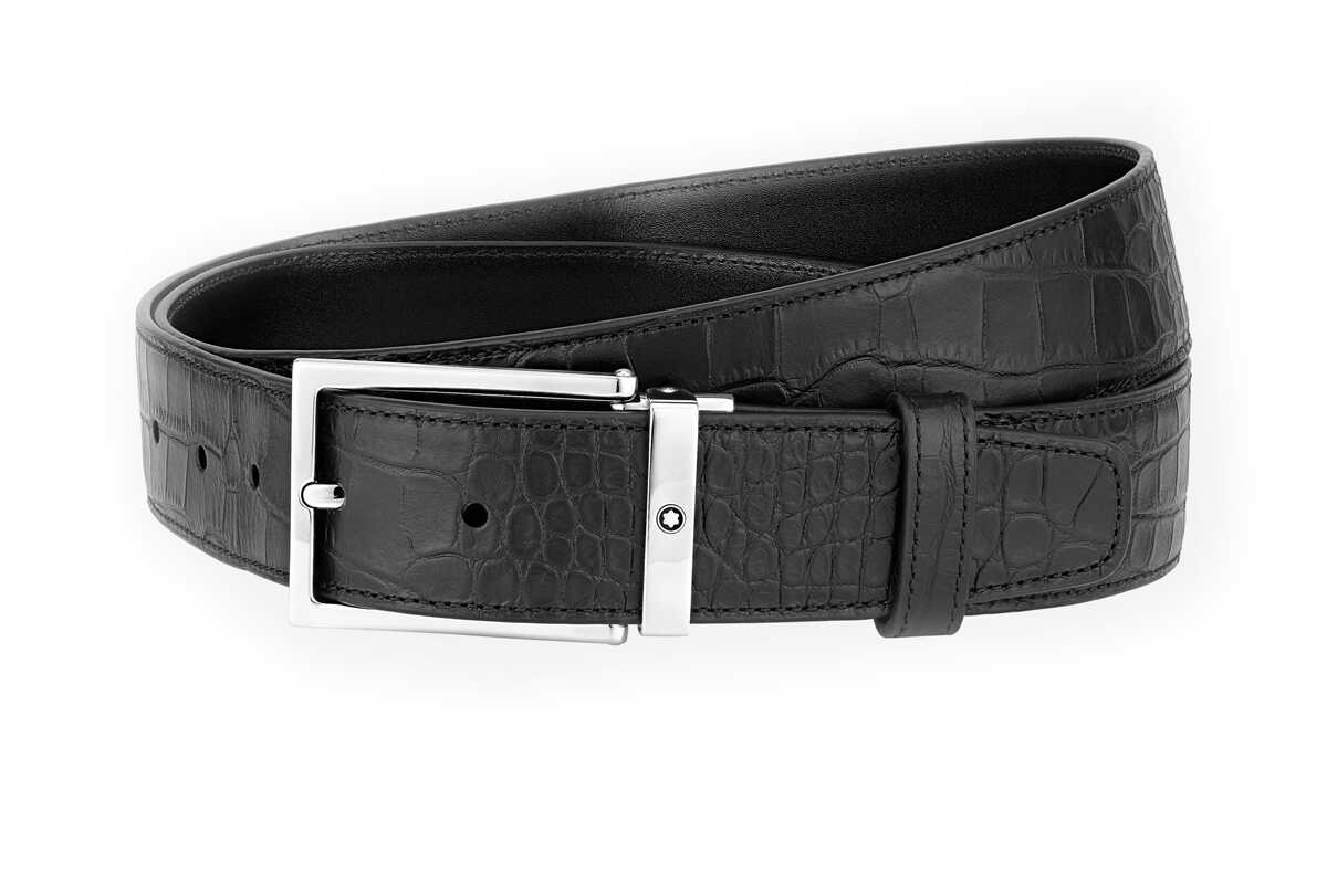 Thắt lưng Montblanc Belts Black 35mm 126737