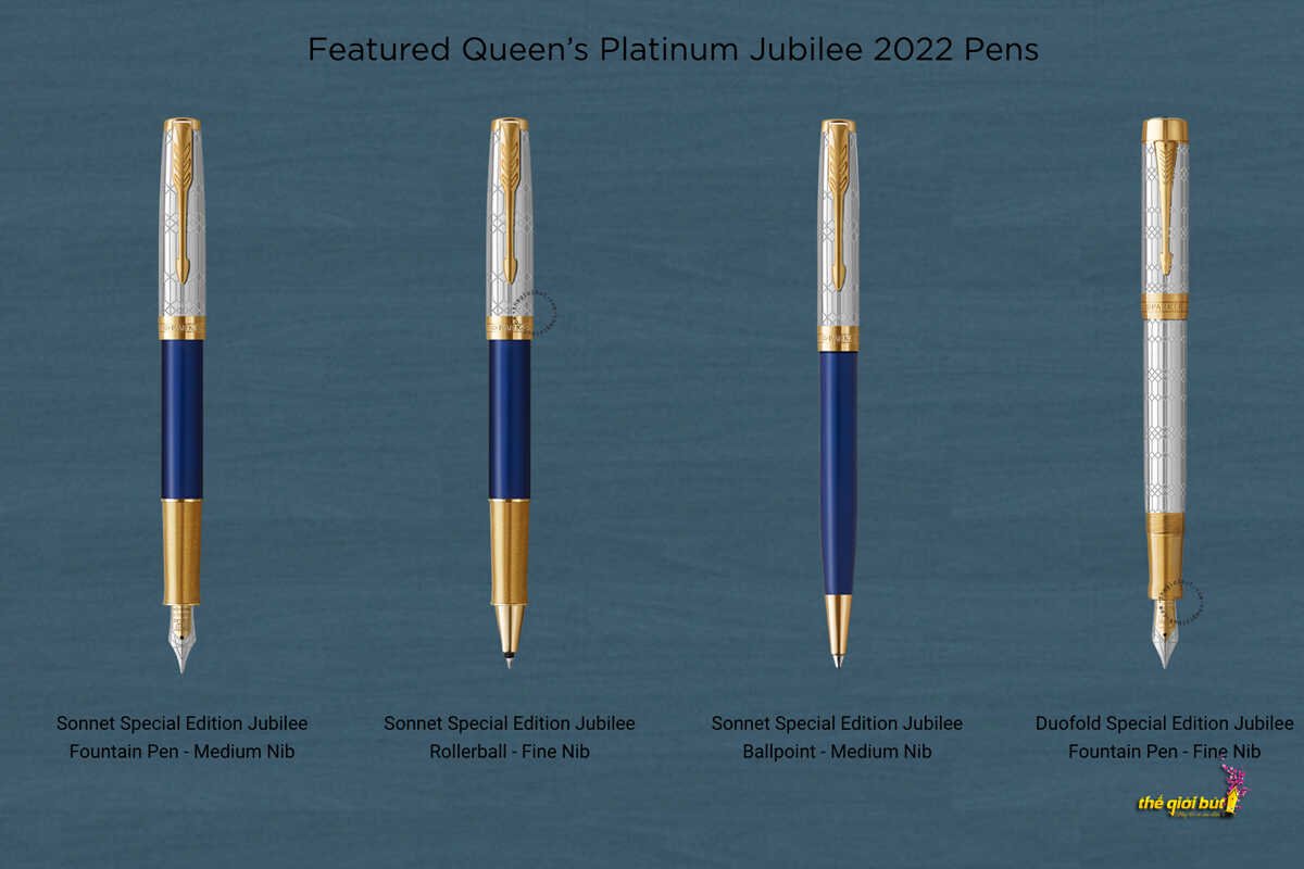 Bộ Sưu Tập Parker The Queen’s Platinum Jubilee 2022 Editions