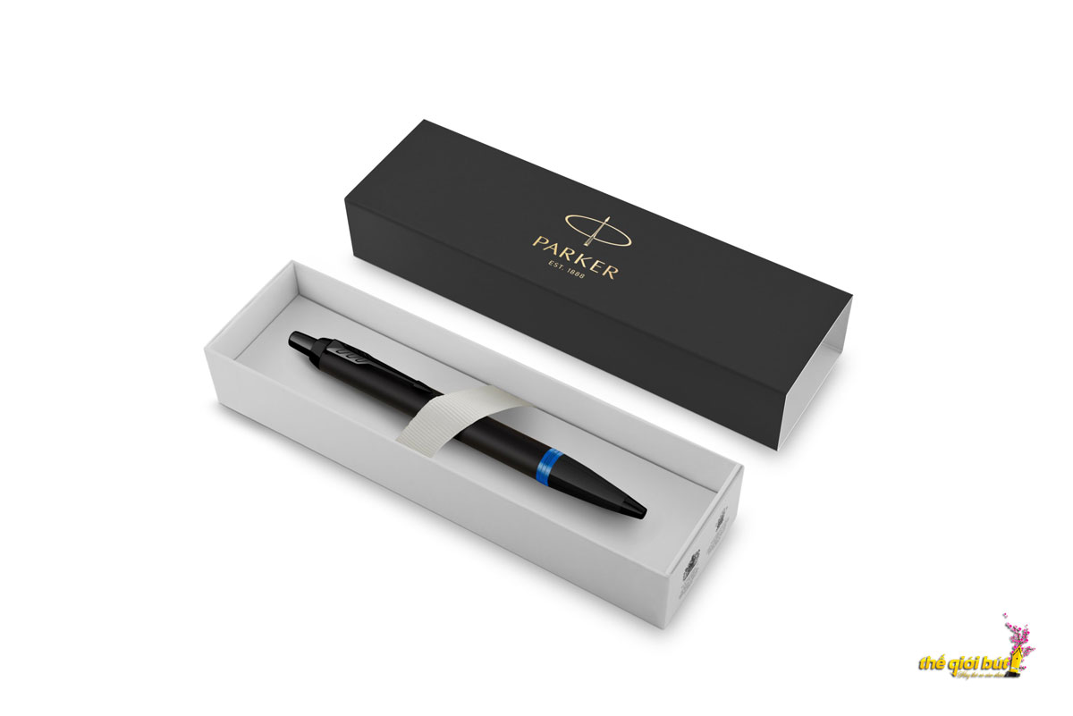 Bút bi Parker IM Vibrant Rings Marine Blue Ballpoint Pen 2172941